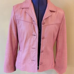 Wilson's pink leather jacket Medium